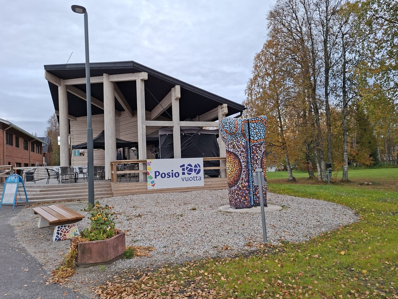 Posion taajamasta on tarkoitus tehdä nykyistä huomattavasti viihtyisämpi, vetovoimaisempi ja turvallisempi. Kuva on Pikkutorilta.