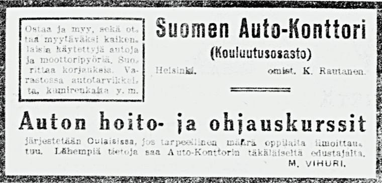 Oulaisissa oli tarjolla opetusta autonohjauksesta.