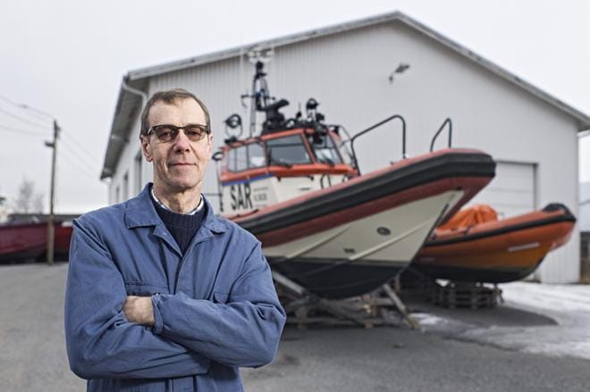 Hannu Haka Vaasan Meripelastusyhdistyksestä on ensimmäinen vuoden alusvastaava. Kuva: Suomen Meripelastusseura