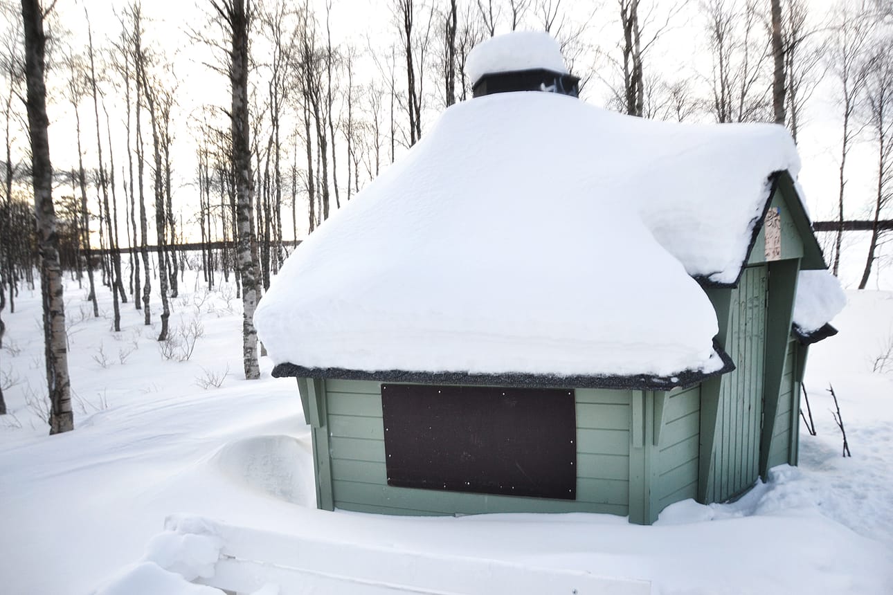 Torankijärven kota voitaisiin hyvin siirtää lasten hiihtomaan tuntumaan.