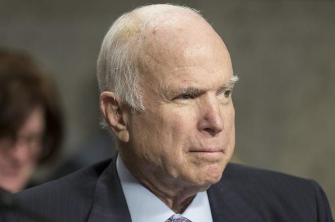 John McCain teki pitkän uran Yhdysvalojen senaatissa. Hän menehtyi aivosyöpään lauantain vastaisena yönä Suomen aikaa. KUVA: Michael Reynolds, EPA