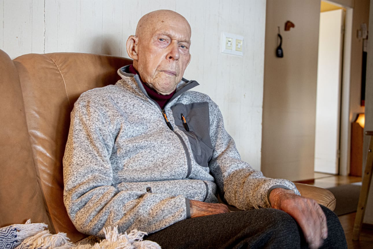 Aarne Ukkola on saanut harvinaisen pitkän elämän. Hän on syntynyt vuonna 1918.