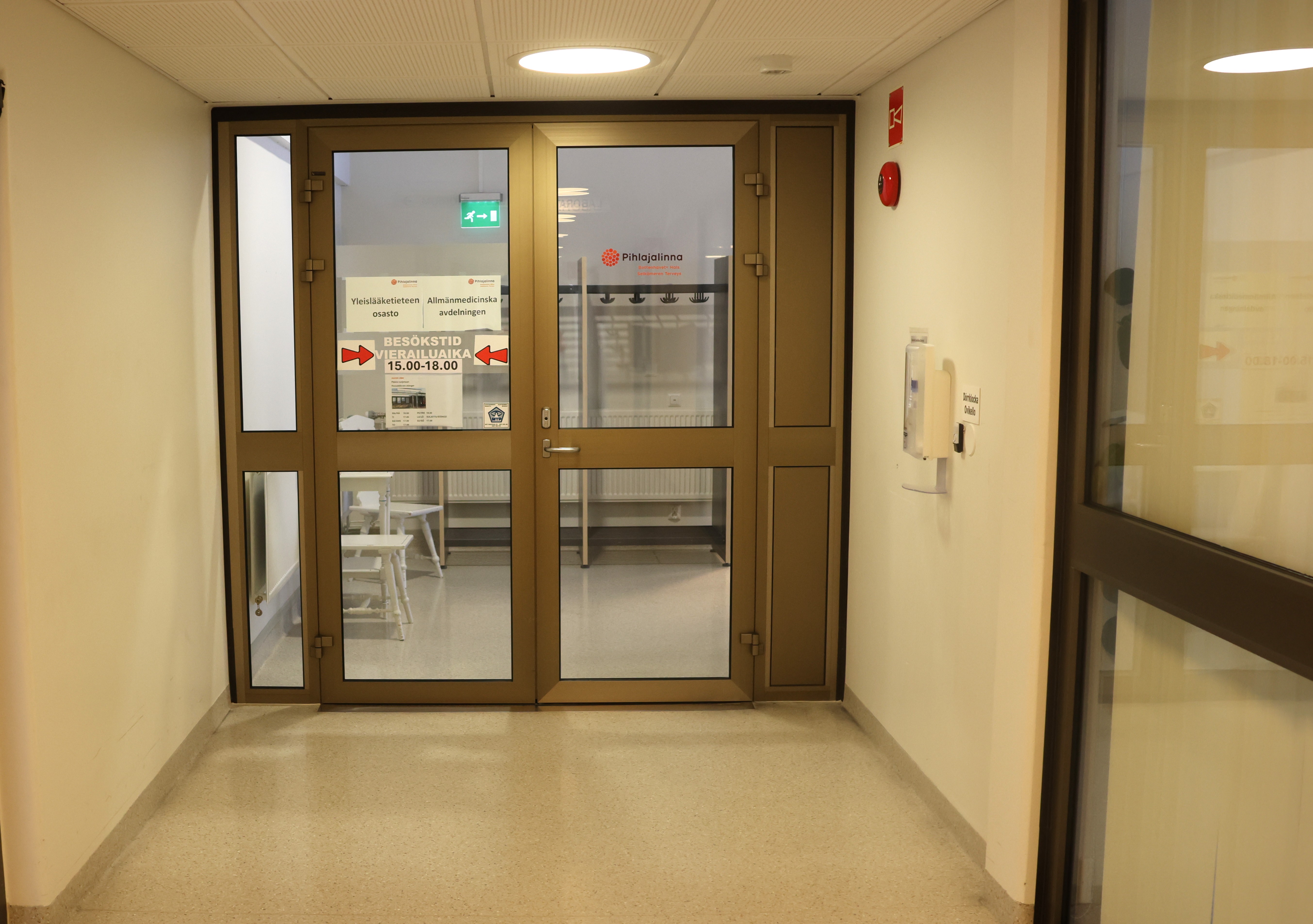 Vuodeosasto on nyt tyhjä