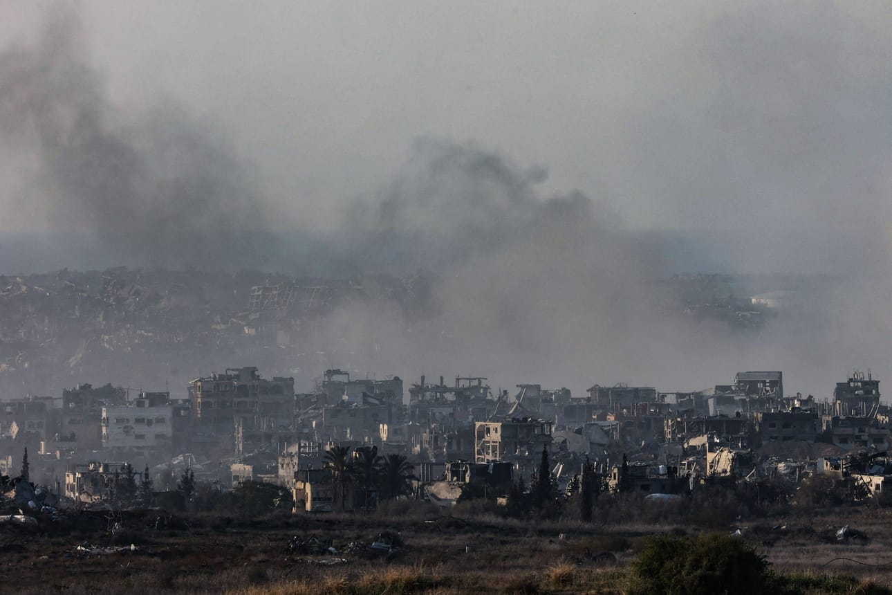 Sota Gazan kaistalla on jatkunut jo yli vuoden ajan. LEHTIKUVA/AFP