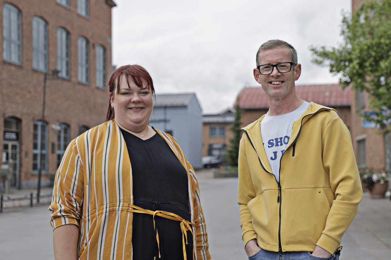 Sanna Panula ja Garry McHugh korostavat kansainvälisyyden tärkeyttä.