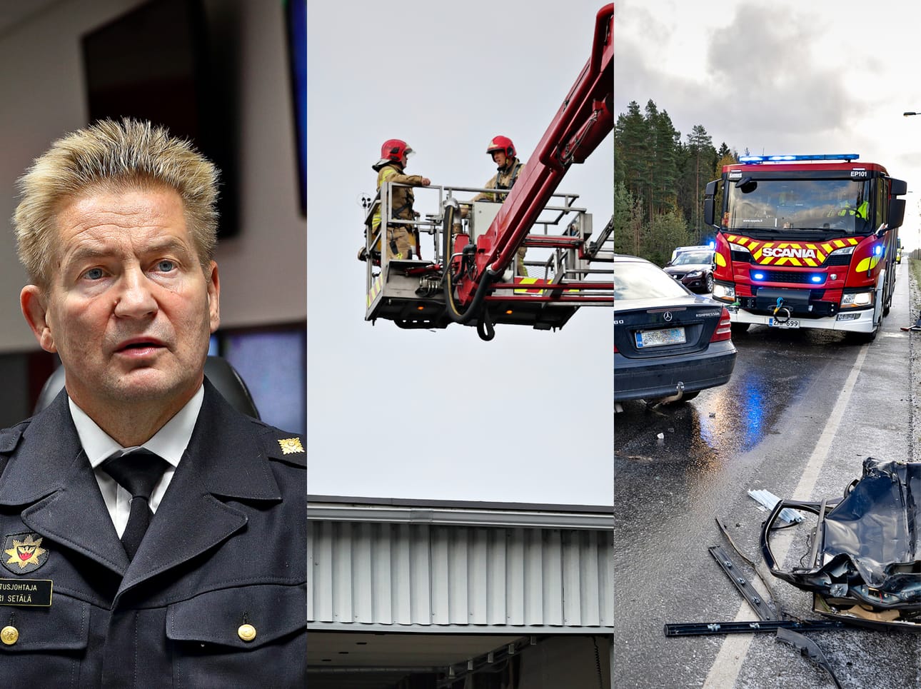 Pelastusjohtaja Harri Setälä luotsasi laitostaan viime vuoden normaalia kiireettömämmässä ympäristössä, kunnes loppuvuonna rysähti. Tulipalojen ja liikenneonnettomuuksien määrä jäi kuitenkin keskiarvoa pienemmäksi.