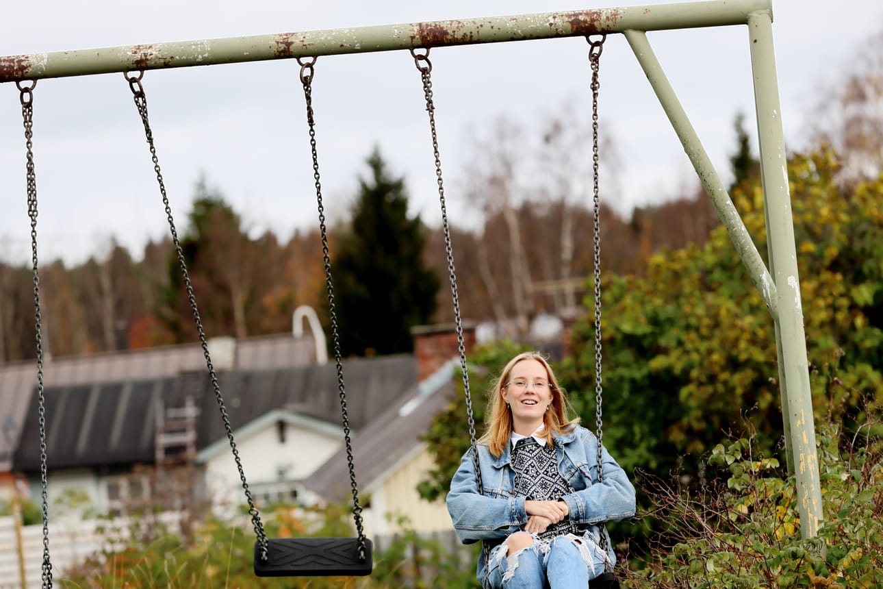 Sandra Korhonen tuli viime viikolla käymään Raahessa.