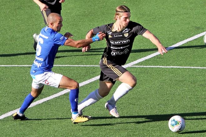 SJK:n 20-vuotias hyökkääjä Jeremiah Streng palaa takaisin Seinäjoelle hyvin menneen lainasopimuksen jälkeen Yhdysvaltojen Forward Madisonin riveistä. Arkistokuva: Heikki Hakanen