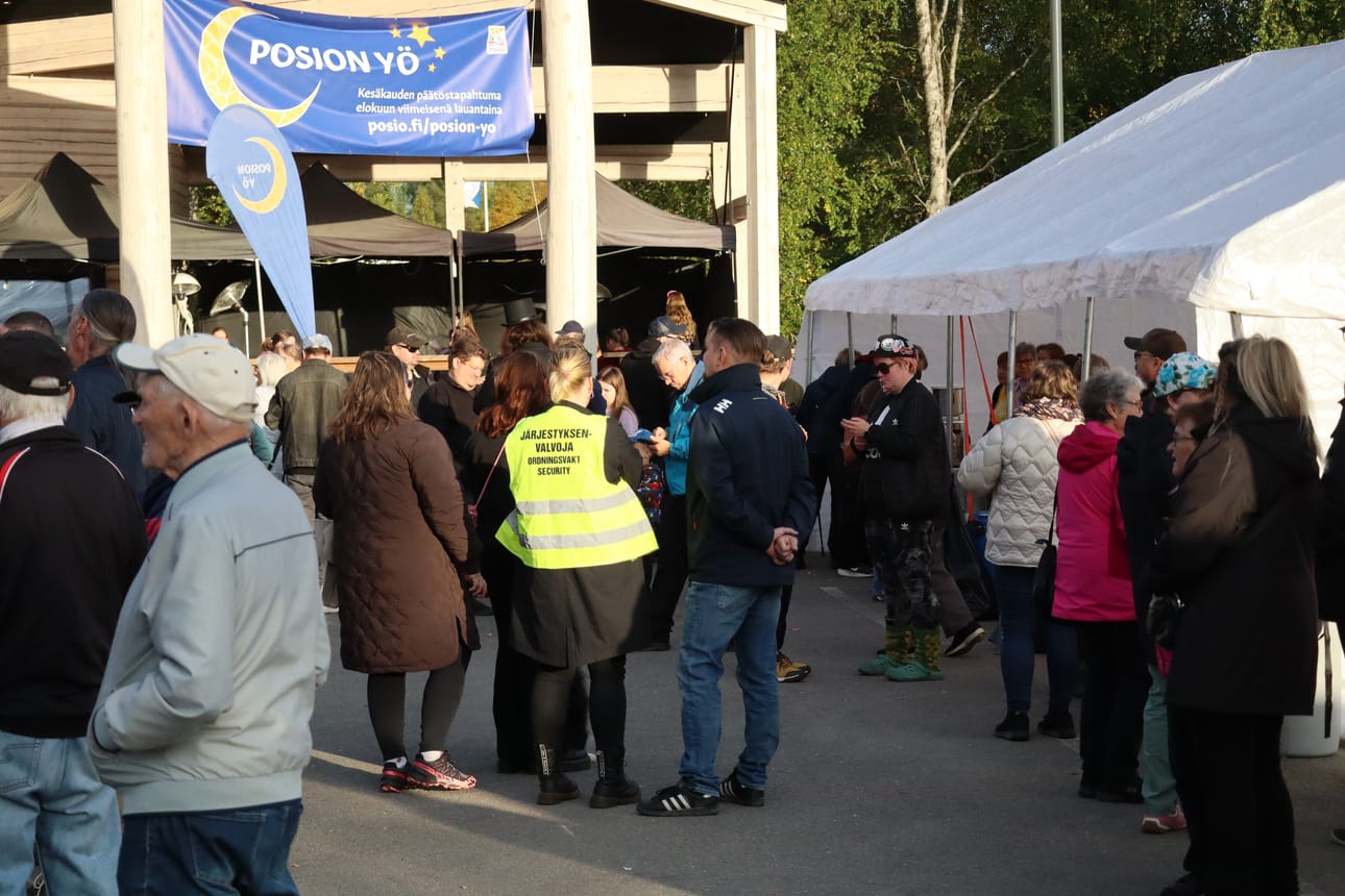 Posion yötä vietettiin lauantaina 29. elokuuta.