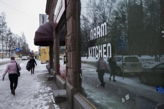 Naam Kitchen ilmestyi Vaasan katukuvaan maaliskuussa. ARKISTOKUVA: MINNA ANTILA