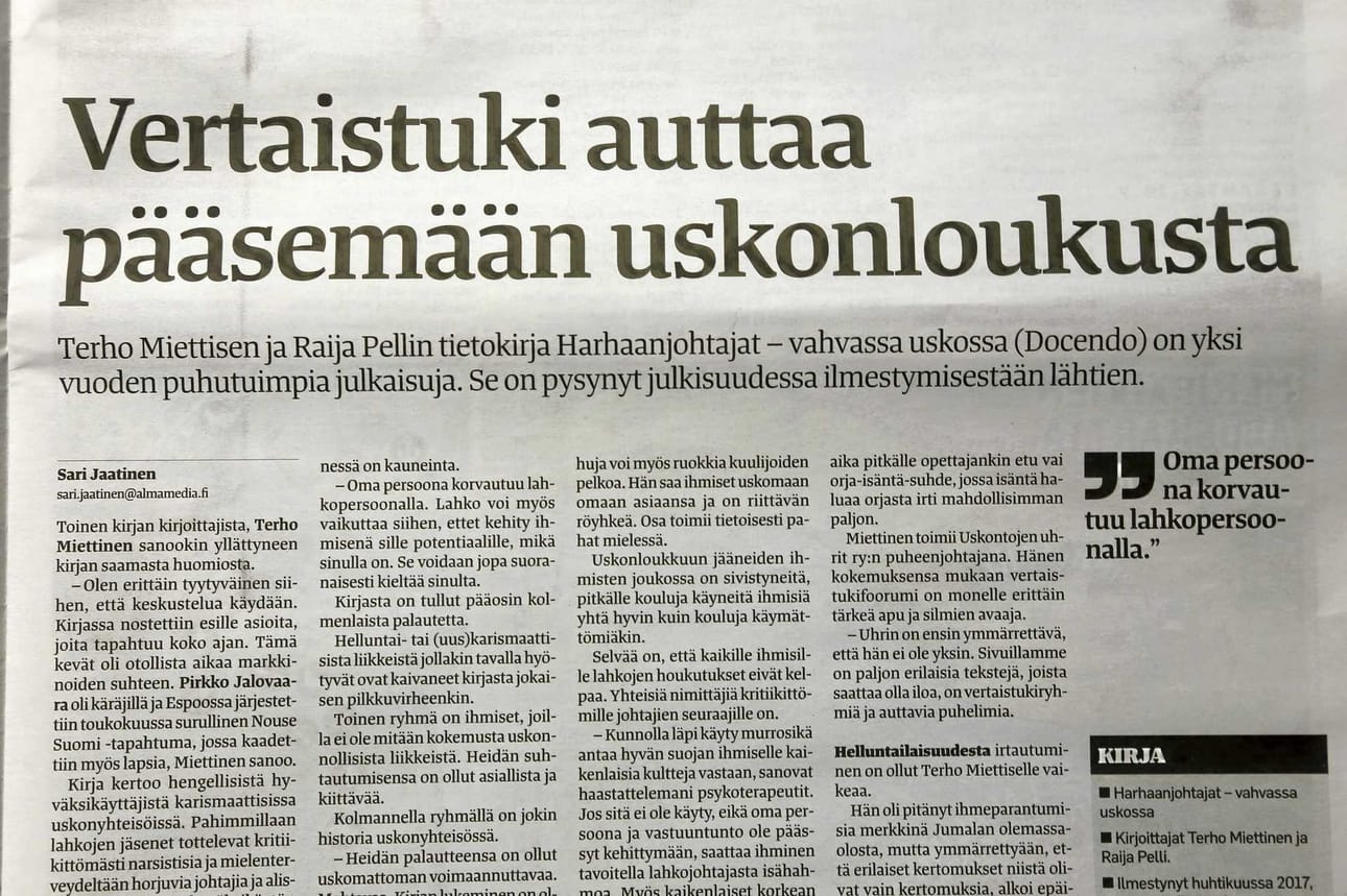 Kirjoittaja kommentoi keskiviikon Raahen Seudussa ollutta kirjoitusta.