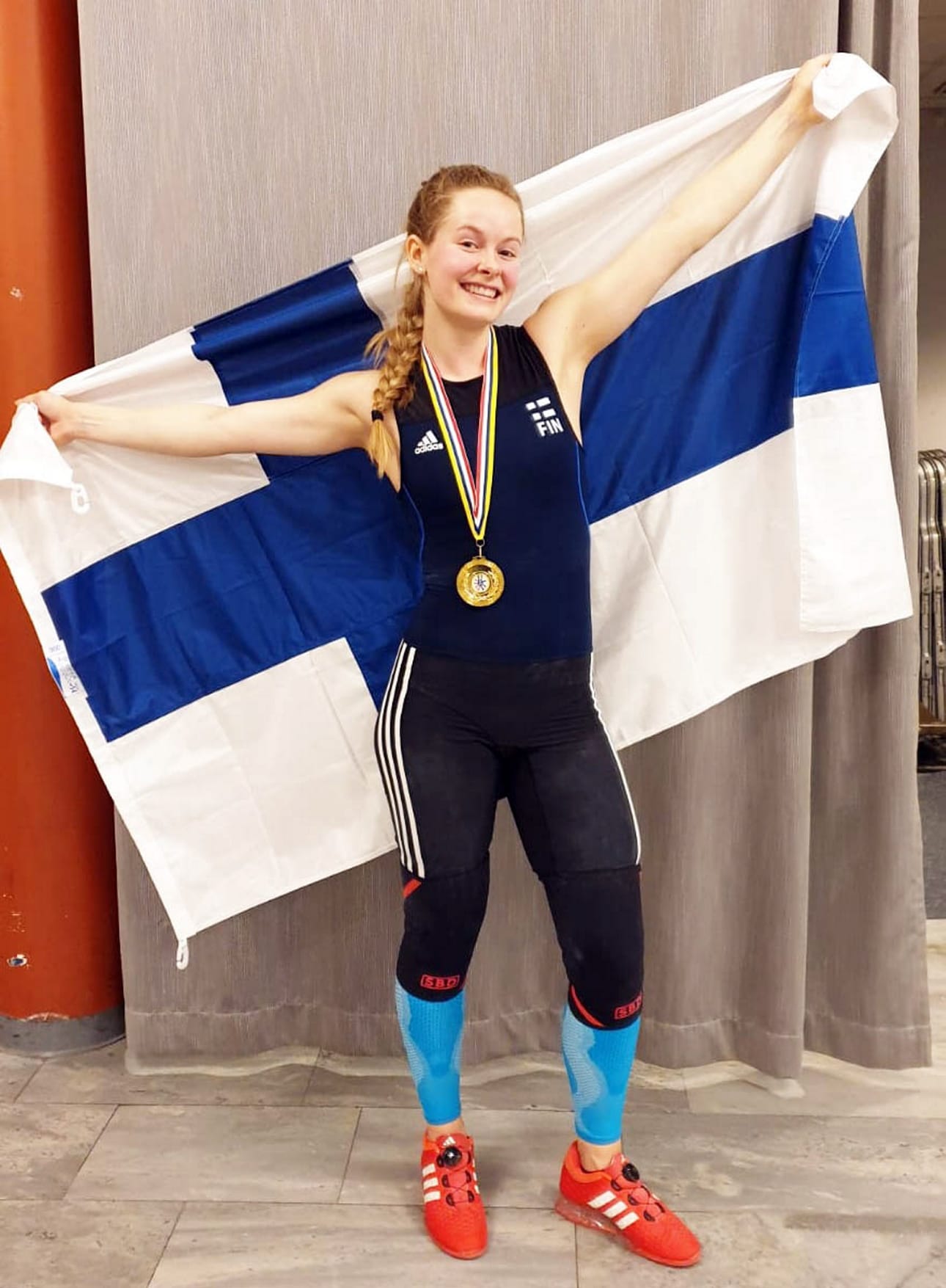 AU:n Siri Sytelä on saavuttanut urallaan muun muassa painonnoston PM-kultaa vuonna 2019. Arkistokuva.