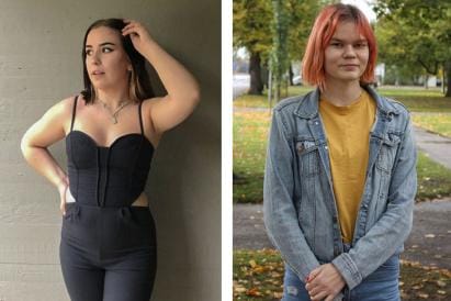 Vaasalaiset nuoret Alva Thölix (vas.), Kerttu Vahtera, Tiia Pått, Miriam Kursu ja Adelina Rondo pitävät eteläkorealaisesta Kpop-musiikista. Kuvat: Nelli Rapo