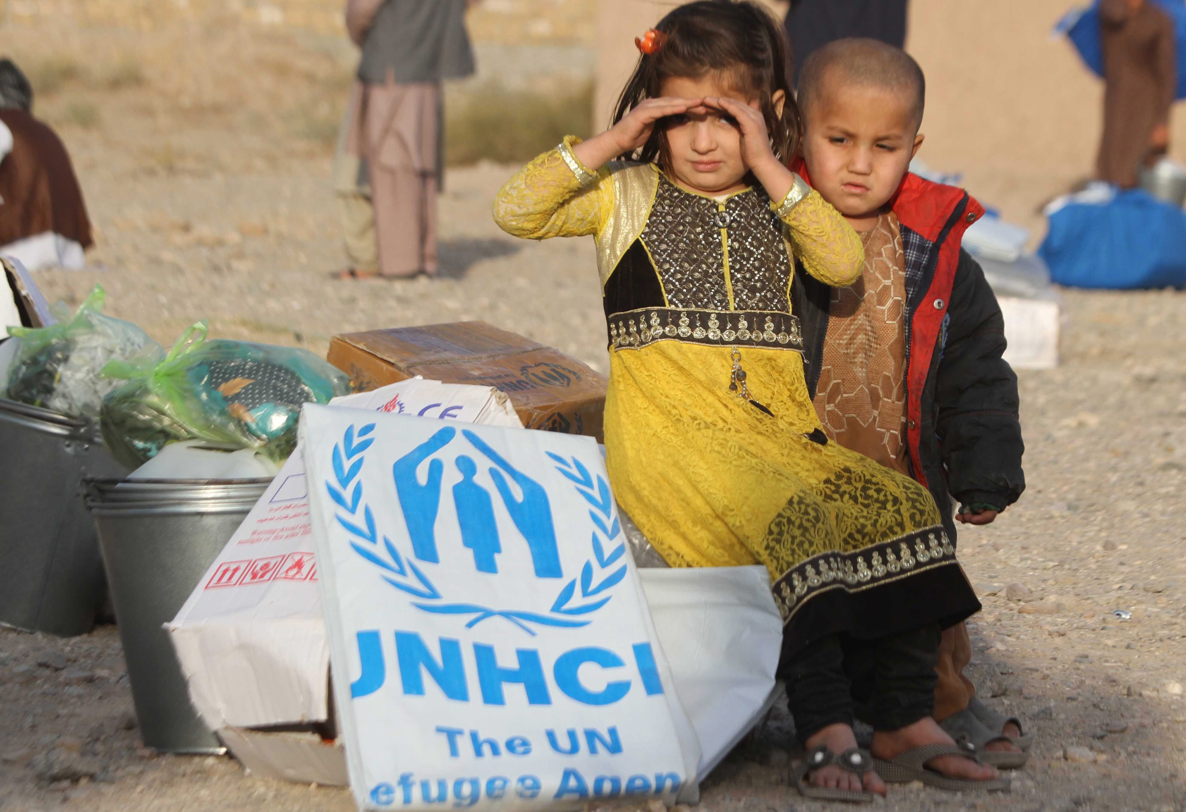 YK:n pakolaisjärjestön UNHCR:n mukaan Syyrian sota on pahin humanitaarinen kriisi toisen maailmansodan jälkeen. Kuva Afganistanin pakolaisleiriltä.