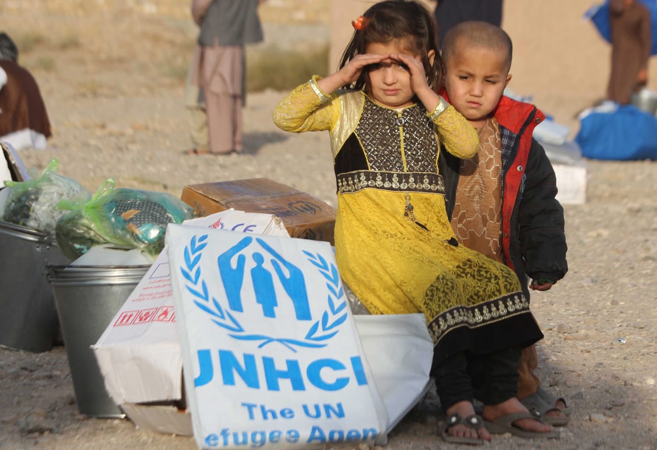 YK:n pakolaisjärjestön UNHCR:n mukaan Syyrian sota on pahin humanitaarinen kriisi toisen maailmansodan jälkeen. Kuva Afganistanin pakolaisleiriltä.