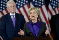 Vaalit hävinnyt Clinton astui viimein esiin
