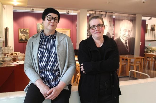 Tiina Laasonen ja Meri Pauniaho ovat Nelimarkka-museon kesänäyttelyiden taiteilijat.