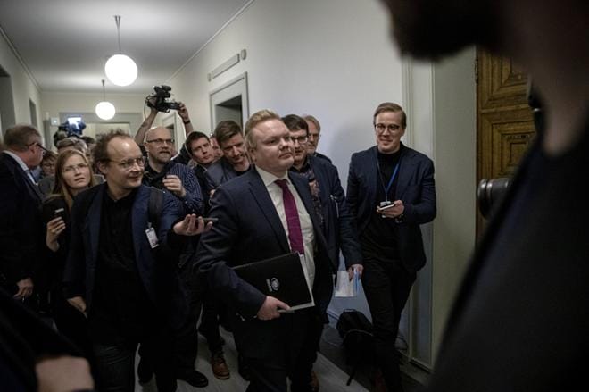 Keskustan eduskuntaryhmän puheenjohtaja Antti Kurvinen sulki kohutun keskusteluryhmän jo lauantaina. KUVA: Joel Maisalmi / arkisto