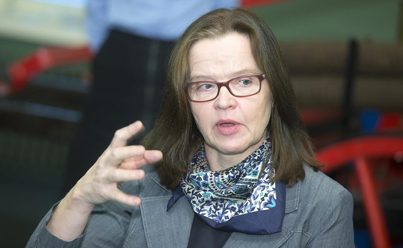 Sisäministeriön kansliapäällikkö Päivi Nerg.