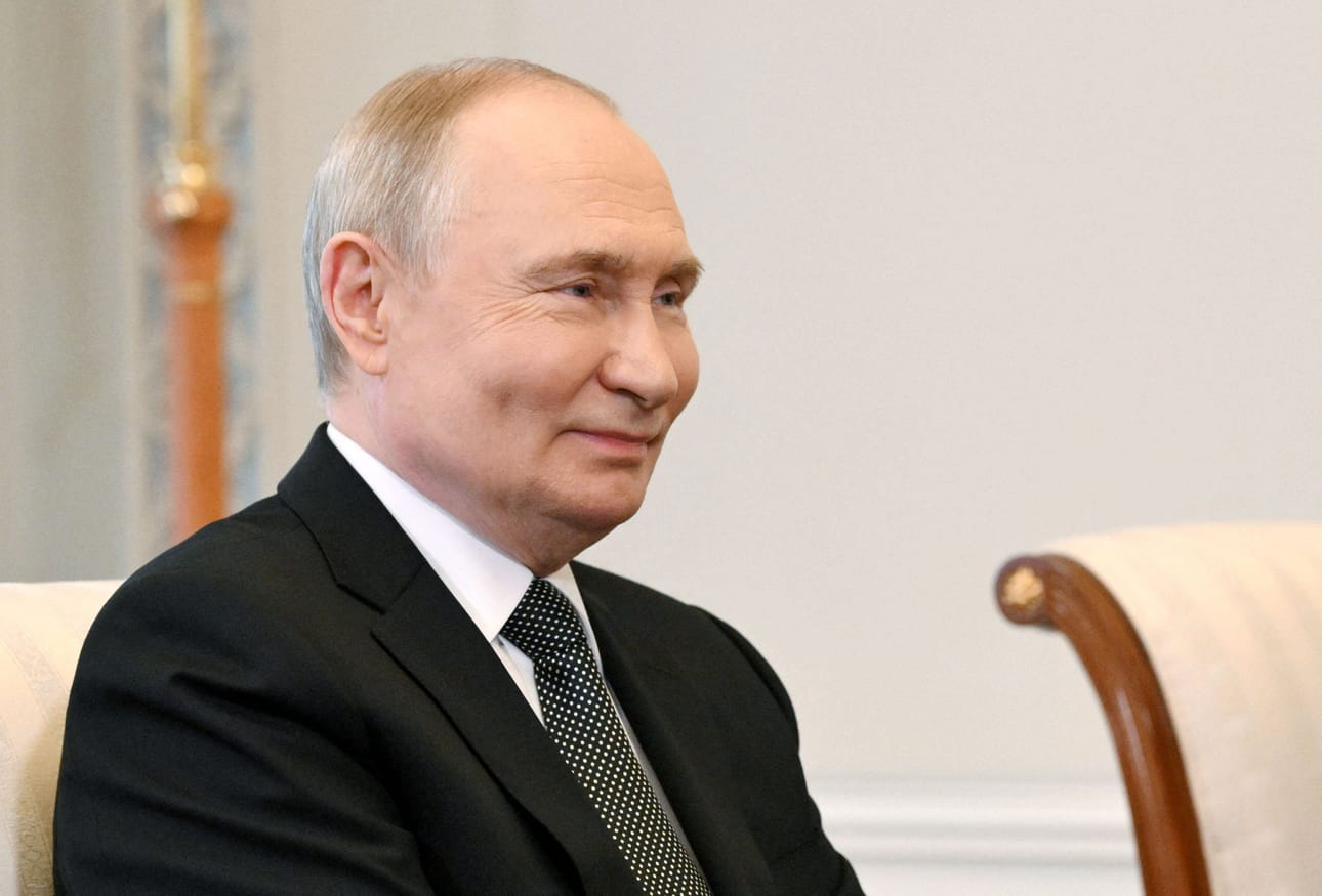 Venäjän presidentti Vladimir Putinin mukaan mahdollisen rauhansopimuksen tulisi estää taistelujen jatkuminen myös pitkällä aikavälillä. LEHTIKUVA/AFP