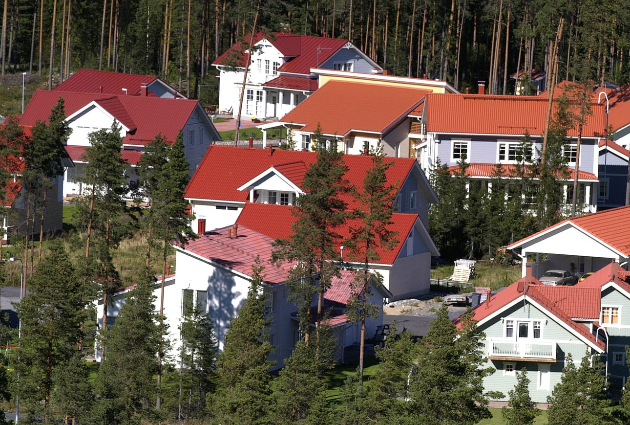 Etelä-Pohjanmaalla korona on kasvattanut asuntokauppaa noin 10 prosenttia. Kuva Seinäjoen Kultavuoren asuntoalueelta. Arkistokuva.