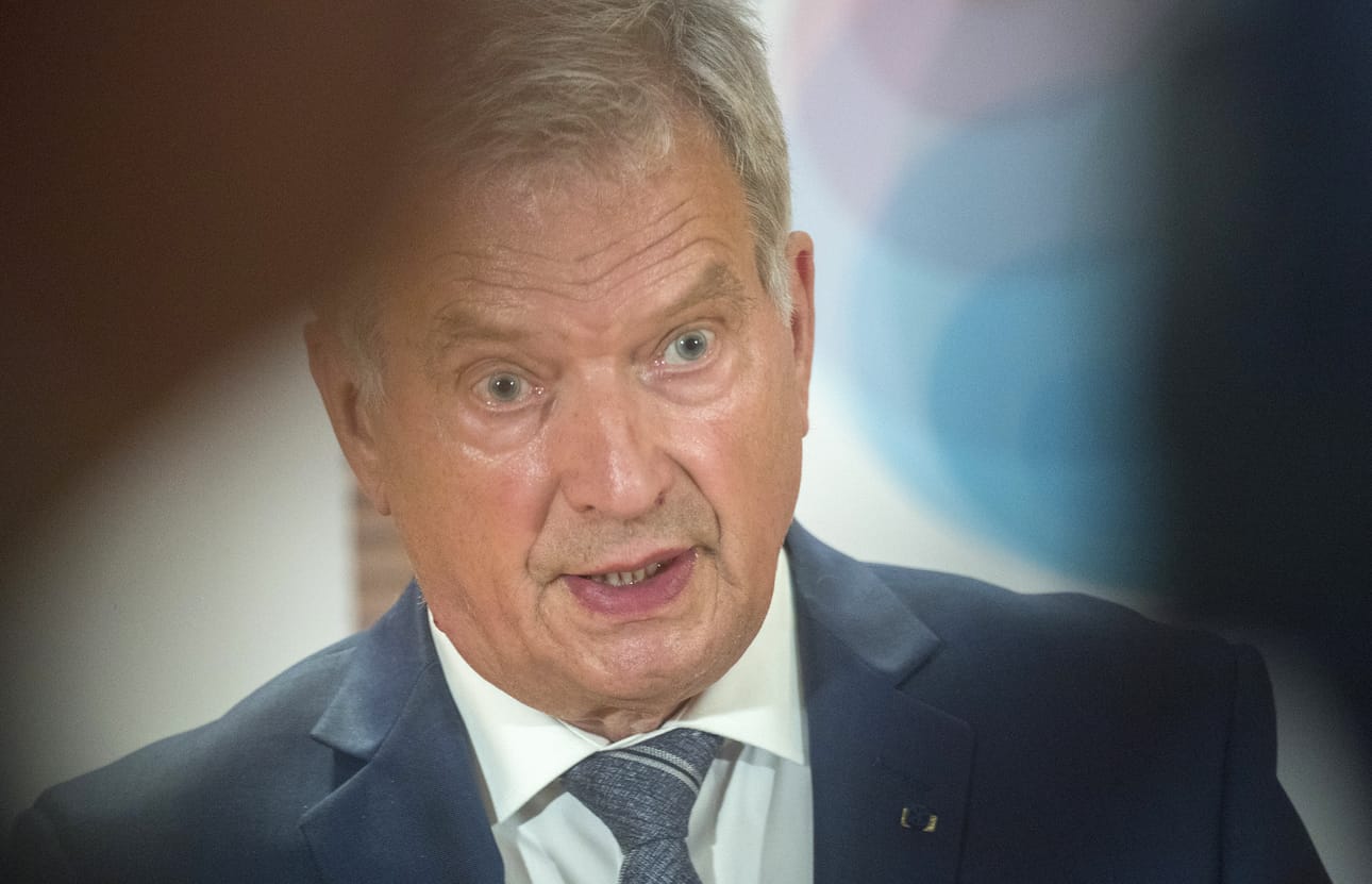 Presidentti Sauli Niinistö kommentoi Suomen ja Ruotsin Nato-tilannetta lauantaina. Arkistokuva.