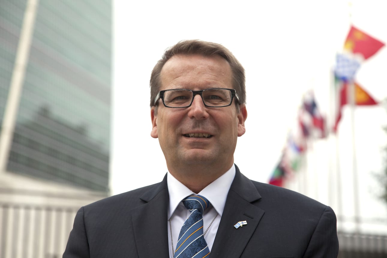 Jarmo Viinanen osallistuu tänään Helsingissä järjestettäville Suurlähettiläspäiville.