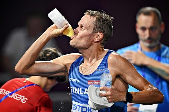 Jarkko Kinnunen lähtee uransa neljänsiin olympialaisiin. 50 kilometrin kävely kilpaillaan poikkeuksellisesti Sapporossa. ARKISTOKUVA: MARTTI KAINULAINEN / LEHTIKUVA