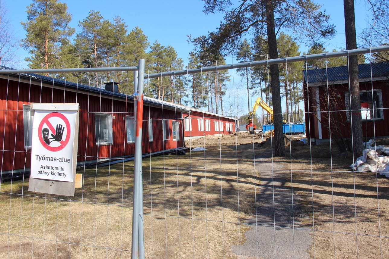 Purkutyöt ovat meneillään.