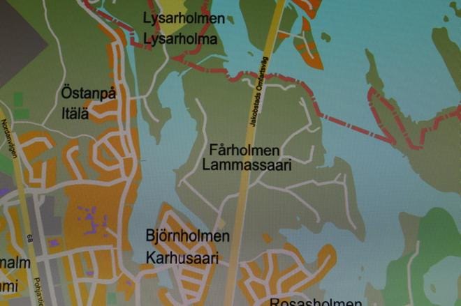 Lammassaaren asuinalue sijaitsee Rantatien varrella. KUVA: TAPIO LEHTINEN