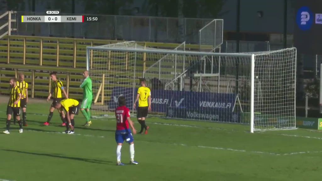 FC Honka - PS Kemi ottelukooste Lähde: Ruutu