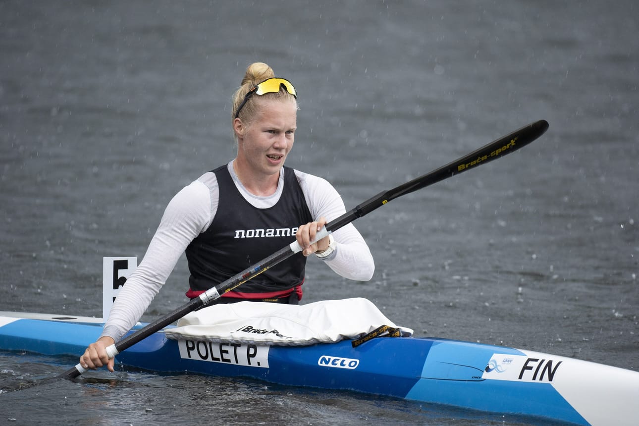 Pauliina Polet voitti K1-luokan 5000 metrin finaalin Lahdessa järjestetyissä SM-kisoissa heinäkuun alussa.