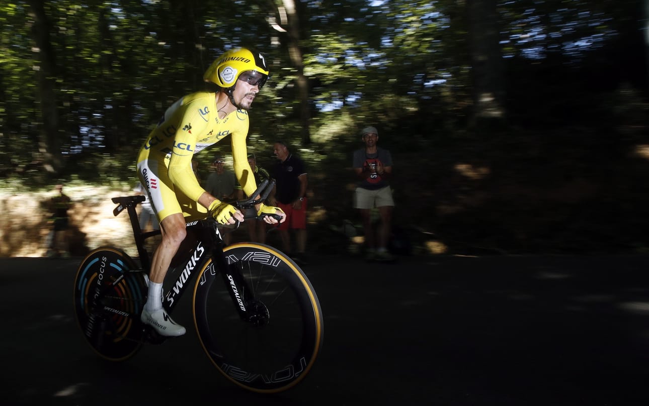 Julian Alaphilippe lisäsi 13. etapin voitollaan etumatkaansa Ranskan ympäriajon kokonaiskisan kärjessä.