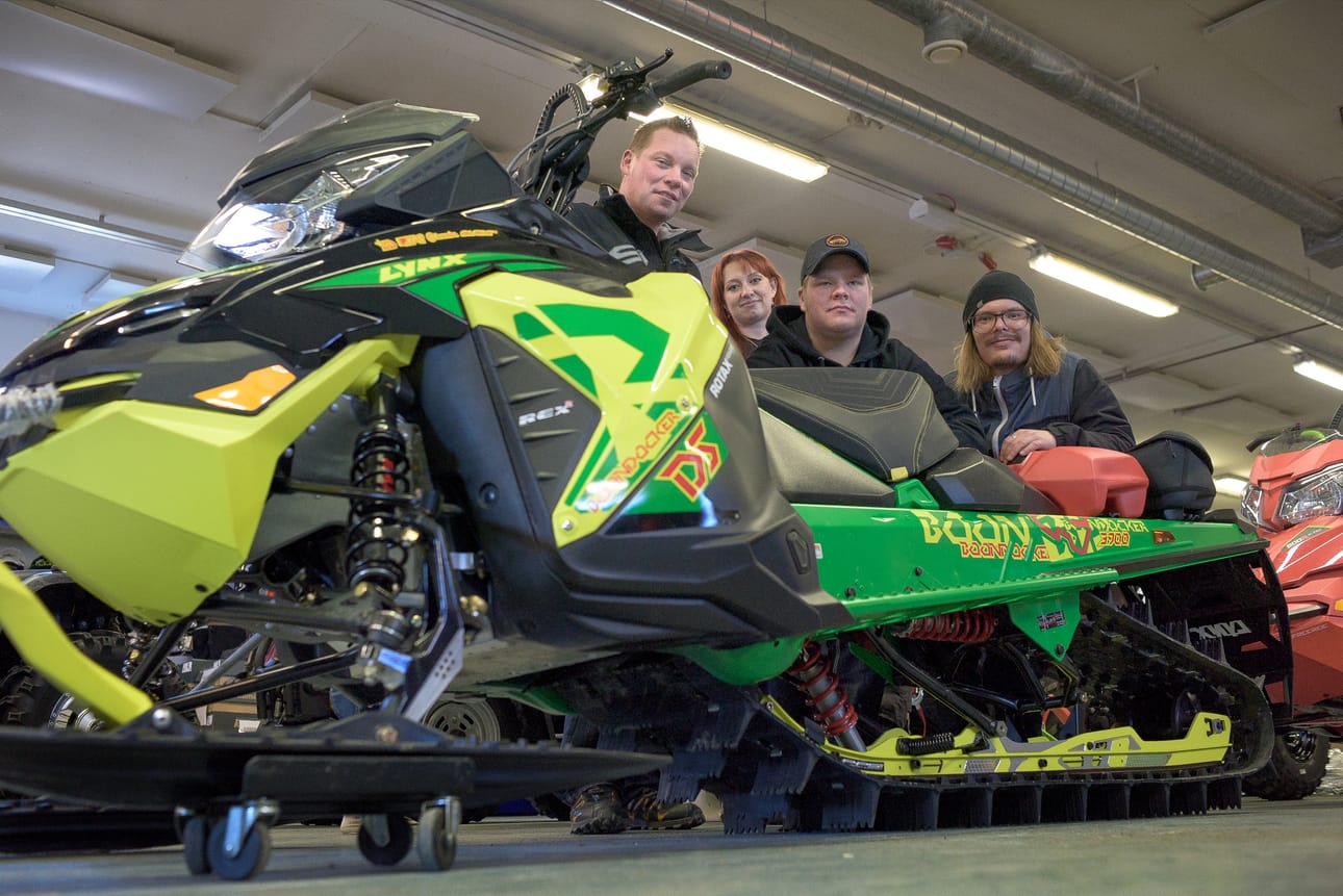 Teppo Käkelä, Kati Pätsi, Ville Käkelä ja Tero Tornberg summasivat hyvin mennyttä kautta Koillis-Motorin suojissa.