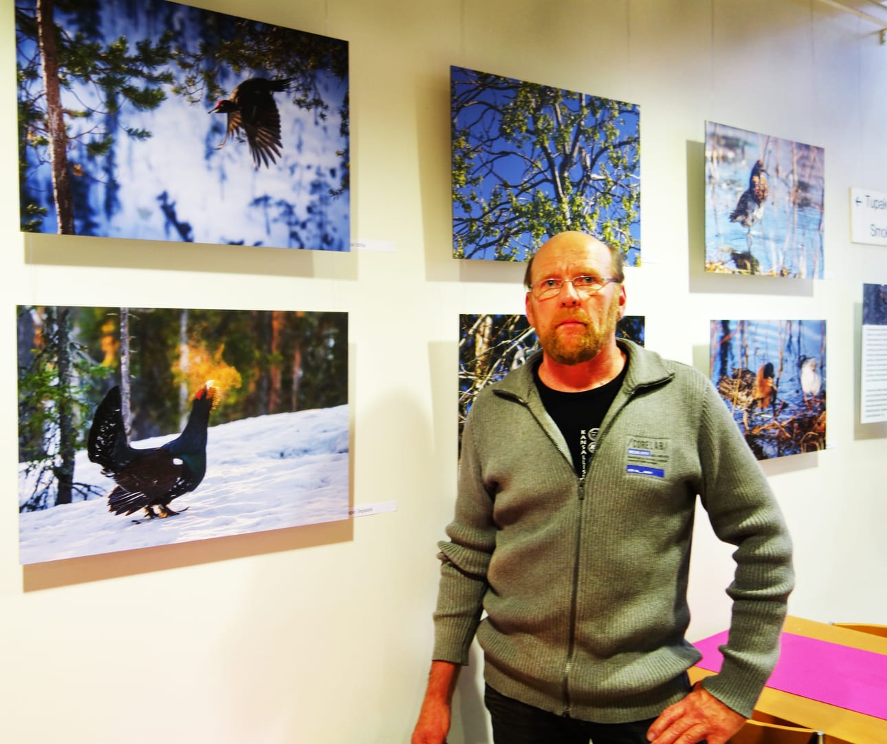 Tapio Seppälä osallistui Nature Photon näyttelyyn Kaamoskameran puitteissa kuvallaan ukkometso.