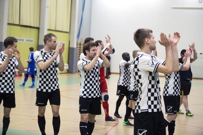 Ruutupaidat onnistui säilyttämään paikkansa futsalin liigassa. Kuva: Jarno Pellinen