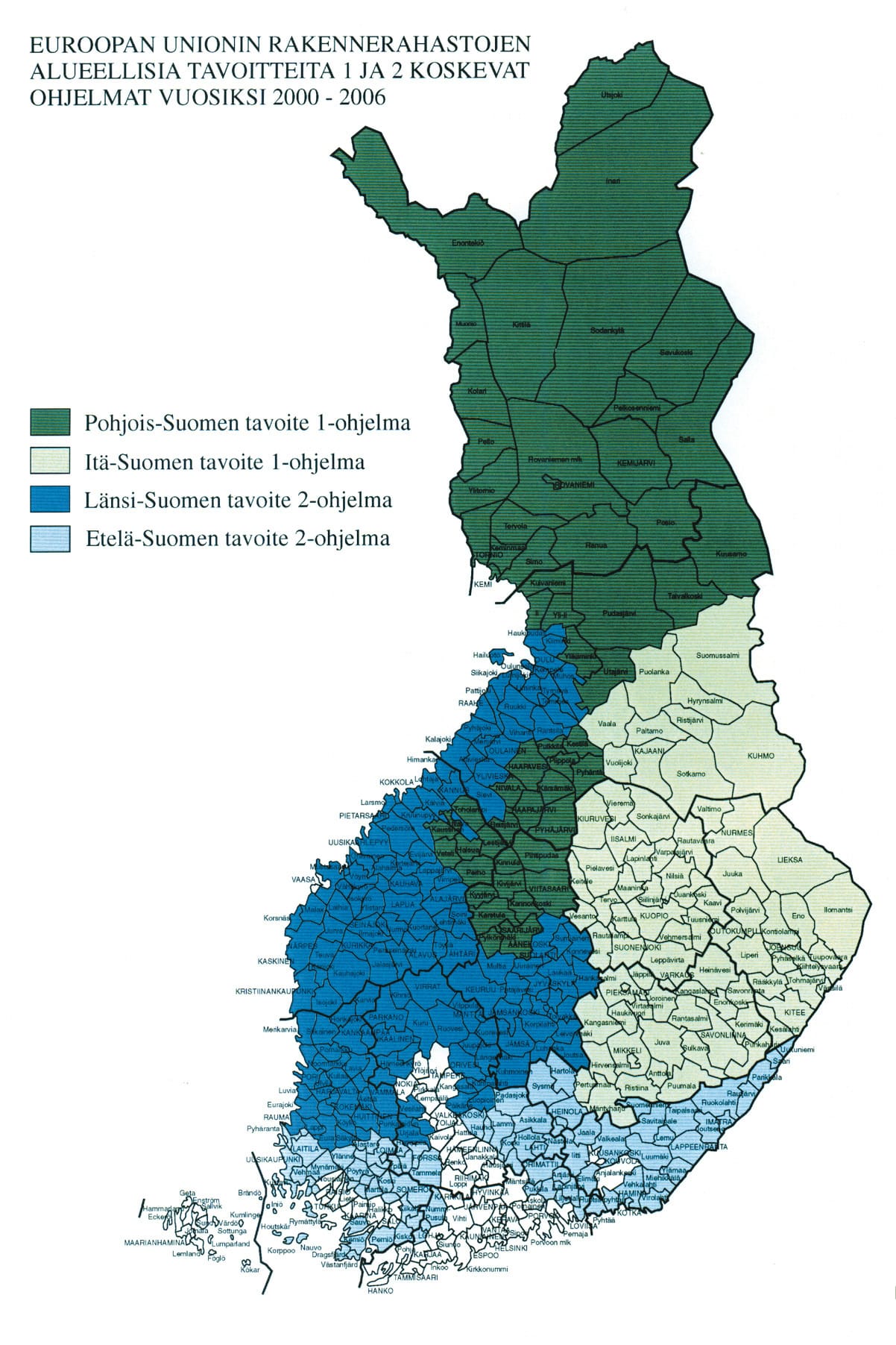 Suomen kuntakartta saattaa muuttua kuluvalla eduskunta- ja hallituskaudella.