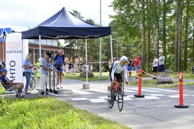 Edellisen kerran Jurvassa taisteltiin pyöräilyn SM-mitaleista viime vuoden elokuussa. Kyse oli ikäkausimestaruuskilpailuista. KUVA: EVELIINA KÄLVIÄINEN