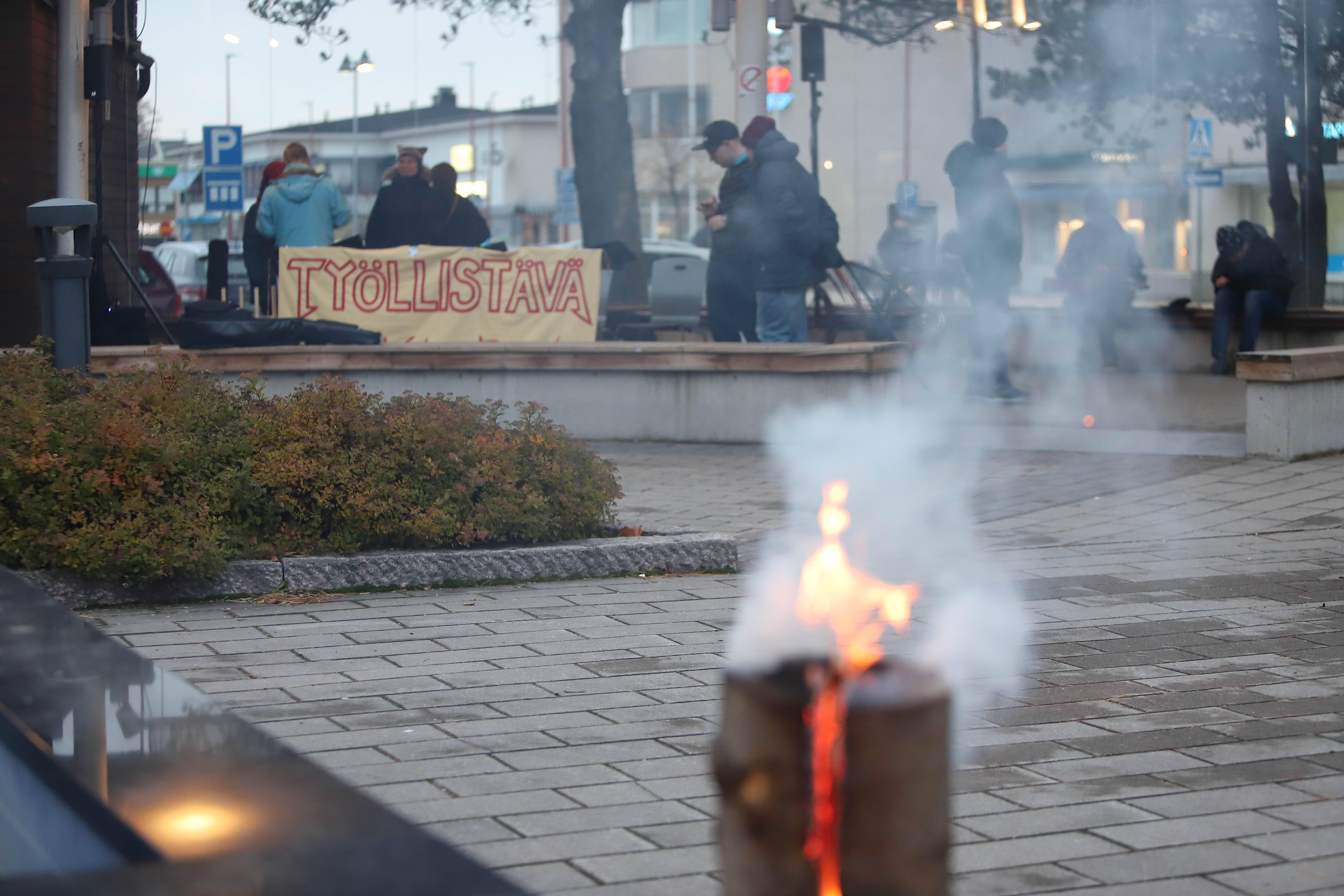 Asunnottomie yö, Raahe, Härkätori, asunnottomuus, 