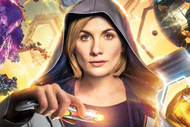 Jodie Whitaker on Doctor Who sarjan 11. tuotantokauden jaksoissa. KUVA: Yle Kuvapalvelu