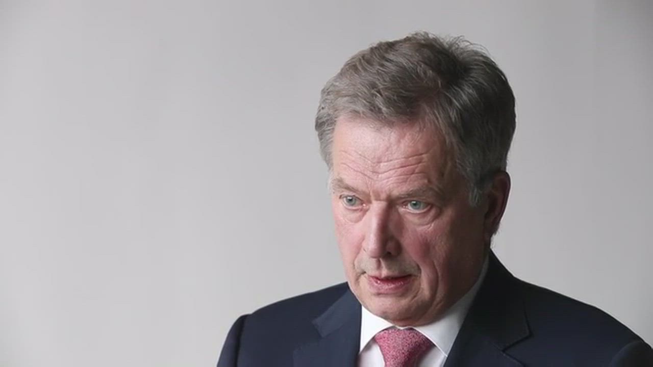 Kansanliikkeen presidenttiehdokas Sauli Niinistö