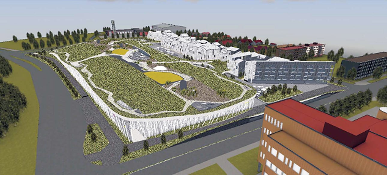 Raksilan suunnittelussa on käytetty 3D-videomallinnusta.