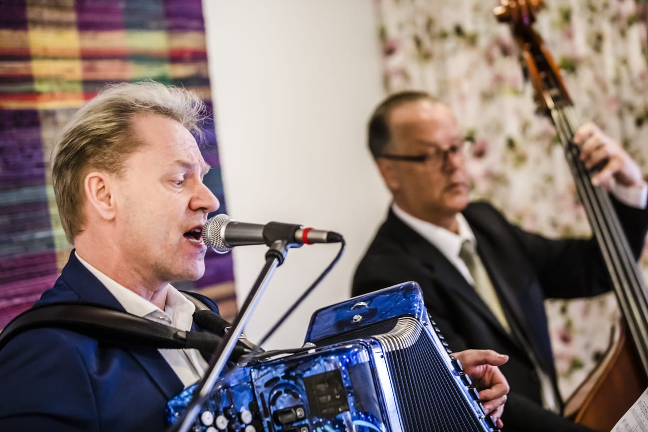 Jukka Lampelan arjessa harmonikka ja tanssimusiikki ovat olleet läsnä lapsuudesta saakka.