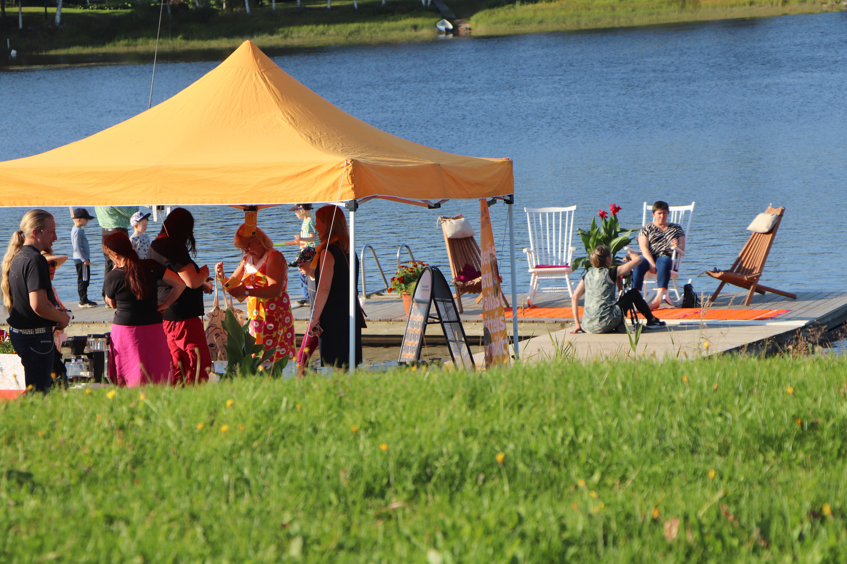 Rajamaanrannan tunnelmaa.