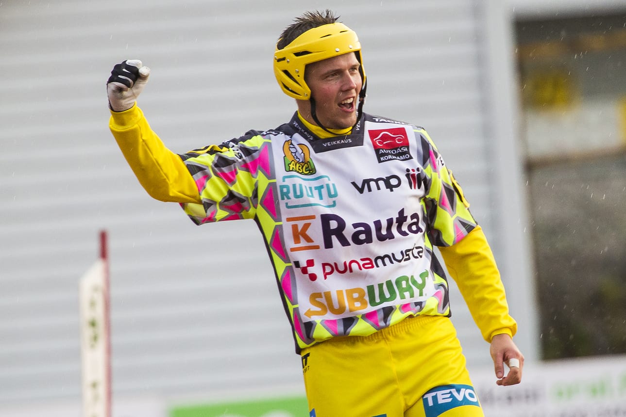 Ossi Meriläinen oli kentän kunkku.