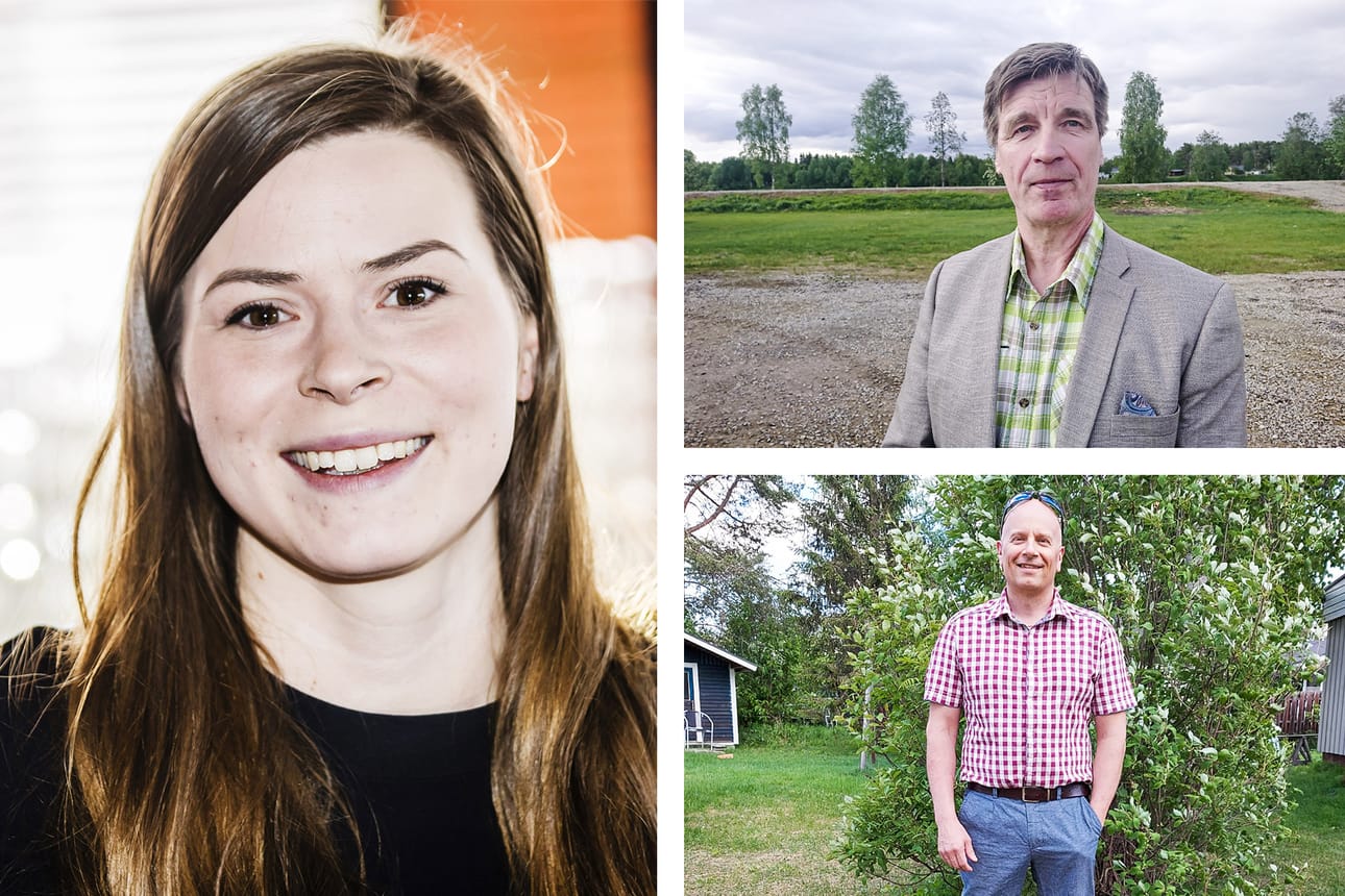 Anni Koivisto nousi Inarin ääniharavaksi. Jari Huotari (yllä) oli kokoomuksen listan ykkönen, Janne Tervahauta keskustan.