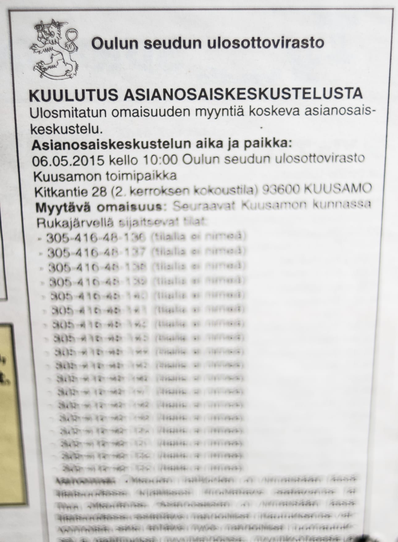 Myynti-ilmoituksia näkyy entistä vähemmän lehtien sivuilla.