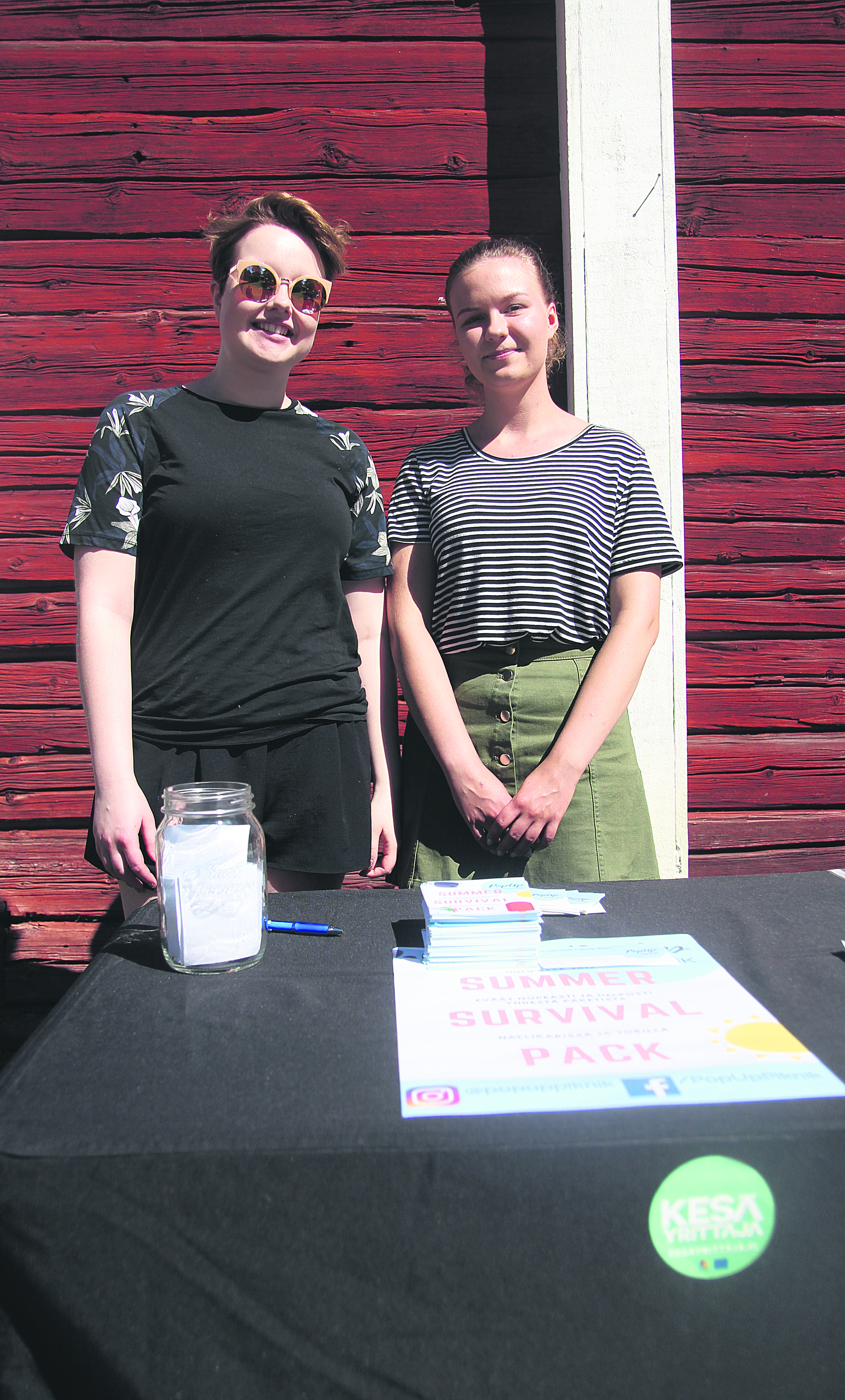 Eveliina Autio ja Janika Keränen yhdistivät voimansa.
