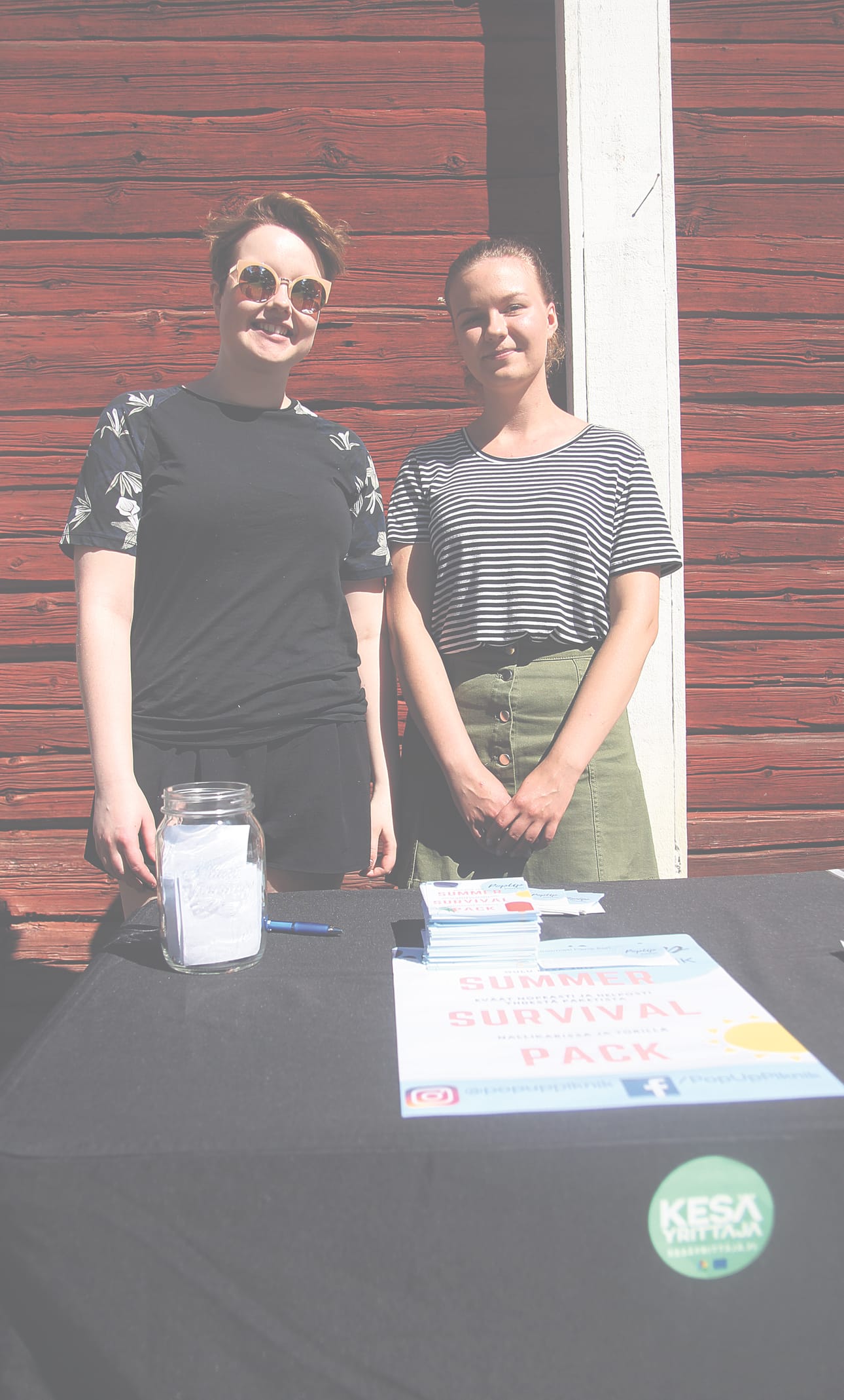Eveliina Autio ja Janika Keränen yhdistivät voimansa.