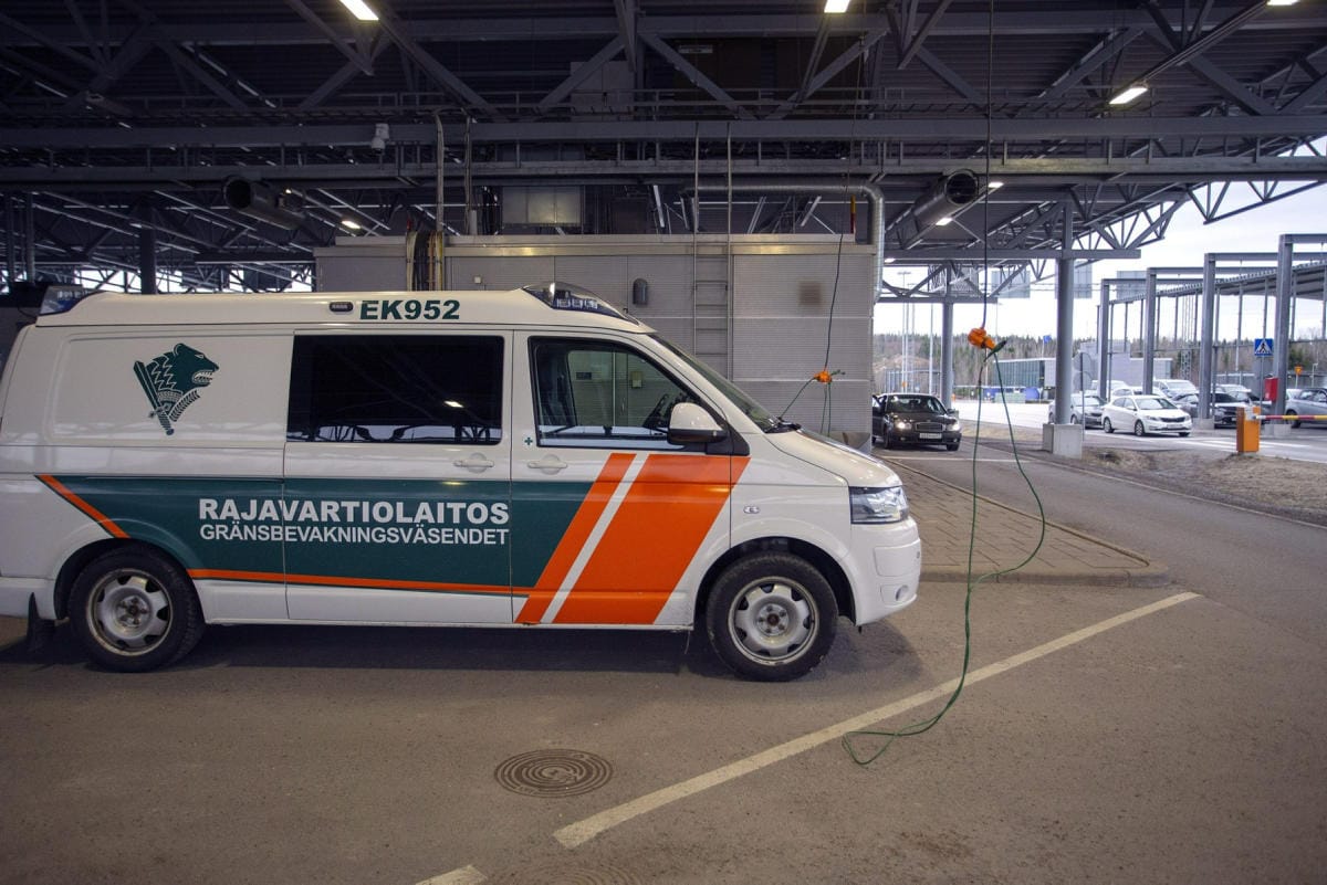 Rikosepäily paljastui Nuijamaan rajanylityspaikalla toukokuun lopulla 2021. LEHTIKUVA / Lauri Heino